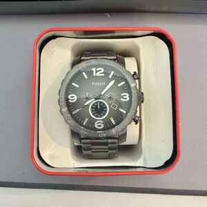 Fossil Dark Gray Chronograph Watch